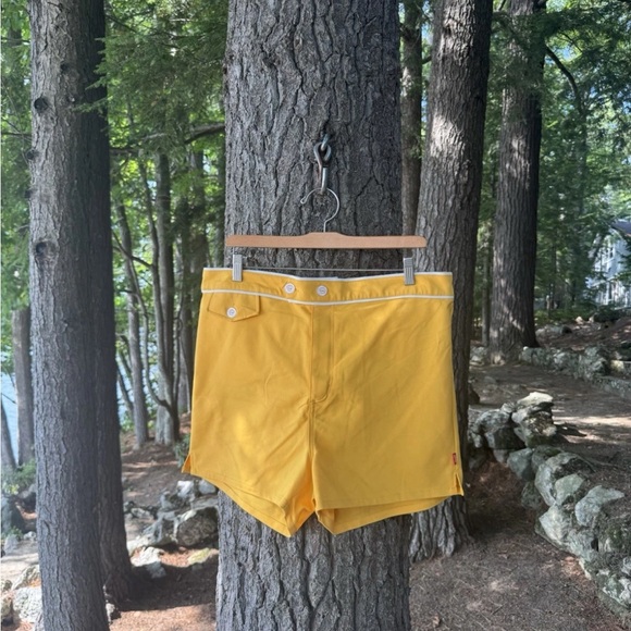 Hammies Cabana Swim Trunks 38 Gold - Picture 1 of 9